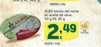 HiperDino Albo bonito del norte en aceite de oliva oferta