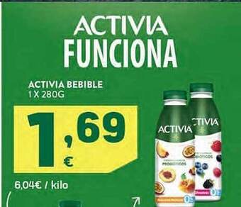 HiperDino Activia bebible oferta