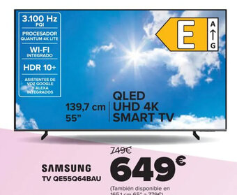 Carrefour TV QE55Q64BAU oferta