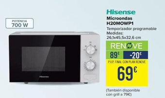 Carrefour Microondas H20MOWP1 oferta