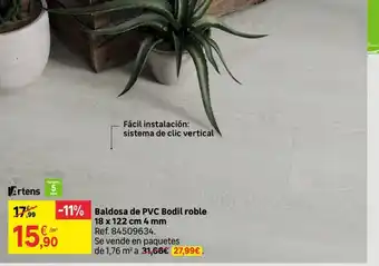 Leroy Merlin Baldosa de PVC Bodil roble oferta