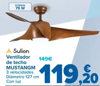 Carrefour Ventilador De Techo Mustangm oferta