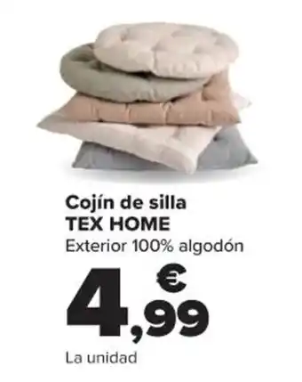 Carrefour Cojín De Silla Tex Home oferta