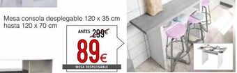 Atrapamuebles Mesa consola oferta