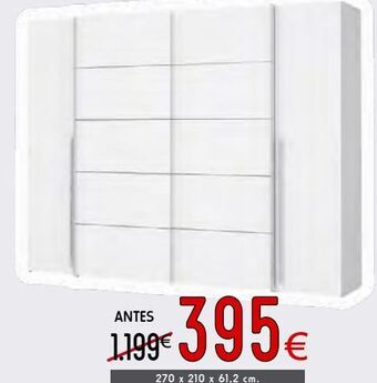 Atrapamuebles Armario con puertas correderas oferta
