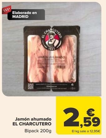 Carrefour Jamón ahumado el charcutero oferta