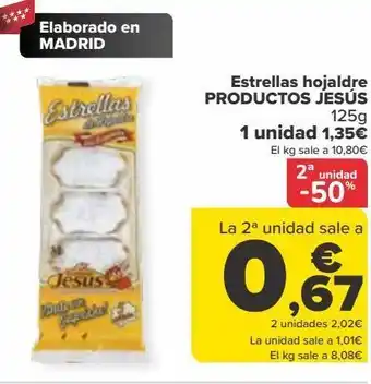 Carrefour Estrellas hojaldre productos jesus oferta
