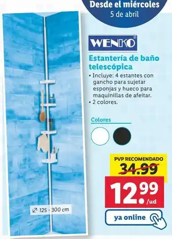 Lidl Estantería de baño oferta