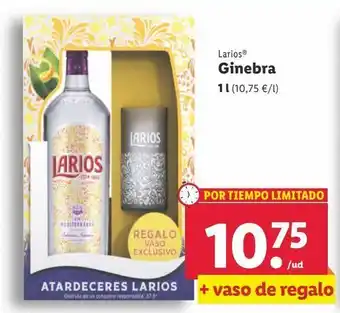 Lidl Ginebra larios oferta