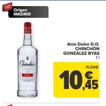 Carrefour Anís dulce d.o. chinchón gonzález byas oferta
