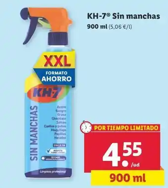 Lidl Quitamanchas kh-7 oferta