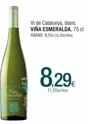 Condis Vino blanco viña esmeralda oferta