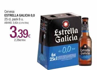Condis Cerveza estrella galicia oferta