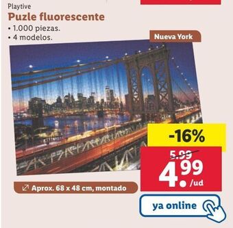 Lidl Puzzles playtive oferta