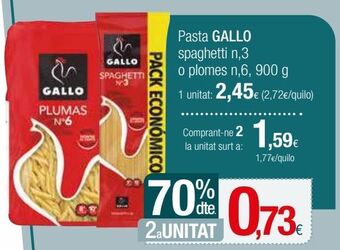 Condis Pasta gallo oferta