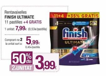 Condis Pastillas para lavavajillas finish oferta