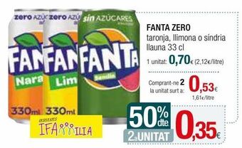 Condis Fanta zero oferta