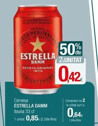 Condis Cerveza estrella damm oferta