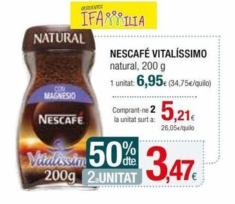 Condis Café soluble nescafé oferta