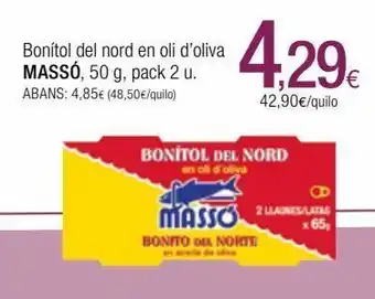 Condis Bonito del norte en aceite de oliva massó oferta