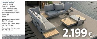 Bauhaus Conjunto de jardín oferta