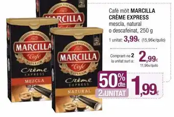 Condis Café molido marcilla oferta