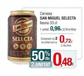 Condis Cerveza san miguel oferta