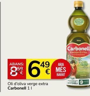 Supermercados Charter Aceite de oliva virgen extra carbonell oferta