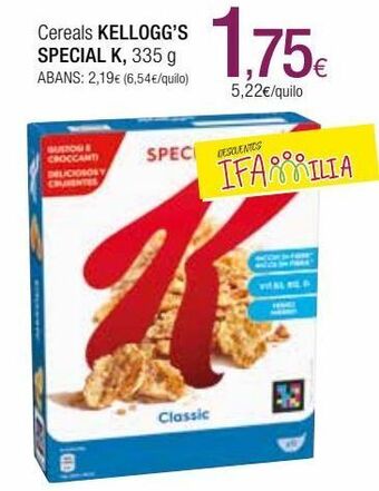 Condis Cereales kellogg's oferta
