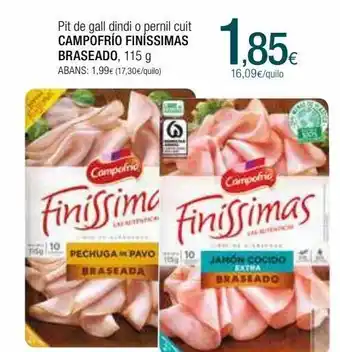 Condis Pechuga de pavo campofrío oferta