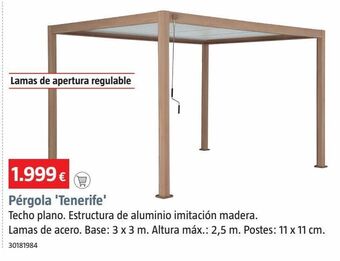 Bauhaus Pérgola oferta