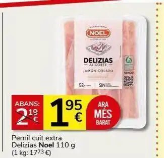 Supermercados Charter Jamón cocido extra noel oferta