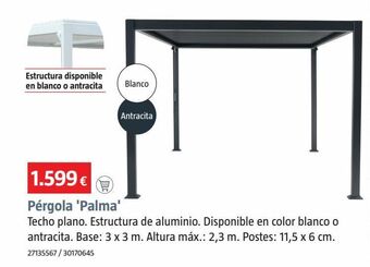 Bauhaus Pérgola oferta