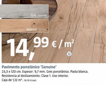 Bauhaus Pavimento oferta