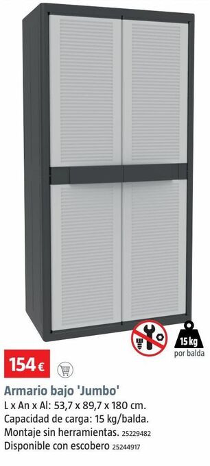 Bauhaus Armarios oferta