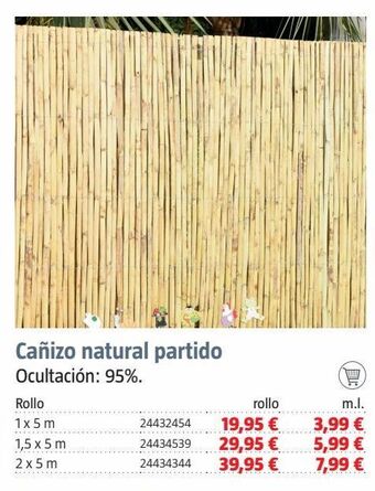 Bauhaus Cañizo natural oferta