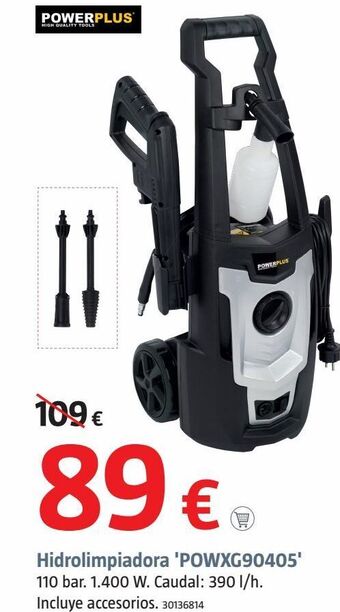 Bauhaus Hidrolimpiadora power plus oferta