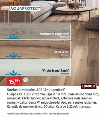 Bauhaus Suelos laminados oferta