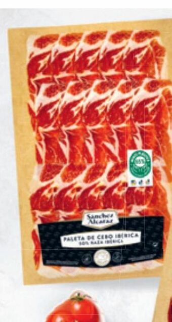 Eroski Sanchez alcaraz paleta ibérica de cebo 150 g oferta