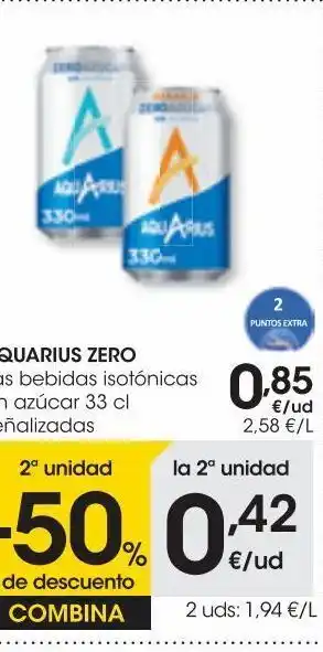 Eroski Bebida isotónica aquarius oferta