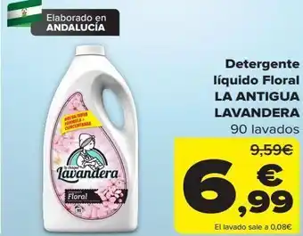 Carrefour Detergente líquido floral la antigua lavandera oferta