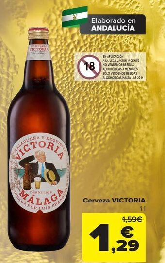 Carrefour Cerveza victoria oferta