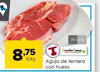 Autoservicios Familia Aguja de ternera con hueso oferta