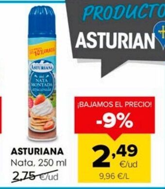 Autoservicios Familia Nata asturiana oferta