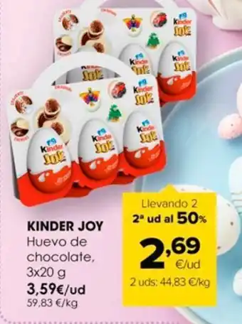 Autoservicios Familia Huevo de chocolate kinder joy oferta
