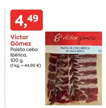 Suma Supermercados Paleta Cebo Ibérica, 100g oferta
