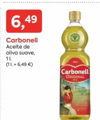 Suma Supermercados Carbonell Aceite de Oliva Suave, 1L oferta