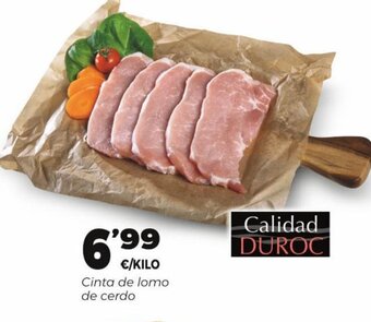 Supermercados Lupa Cinta de Lomo De Cerdo oferta