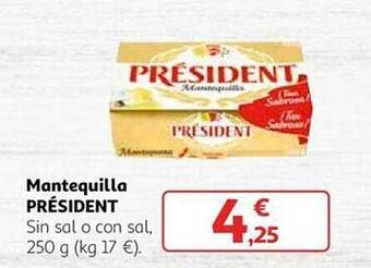 Alcampo Mantequilla président oferta