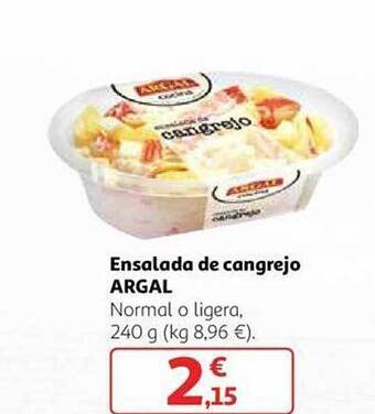 Alcampo Ensalada de cangrejo argal oferta